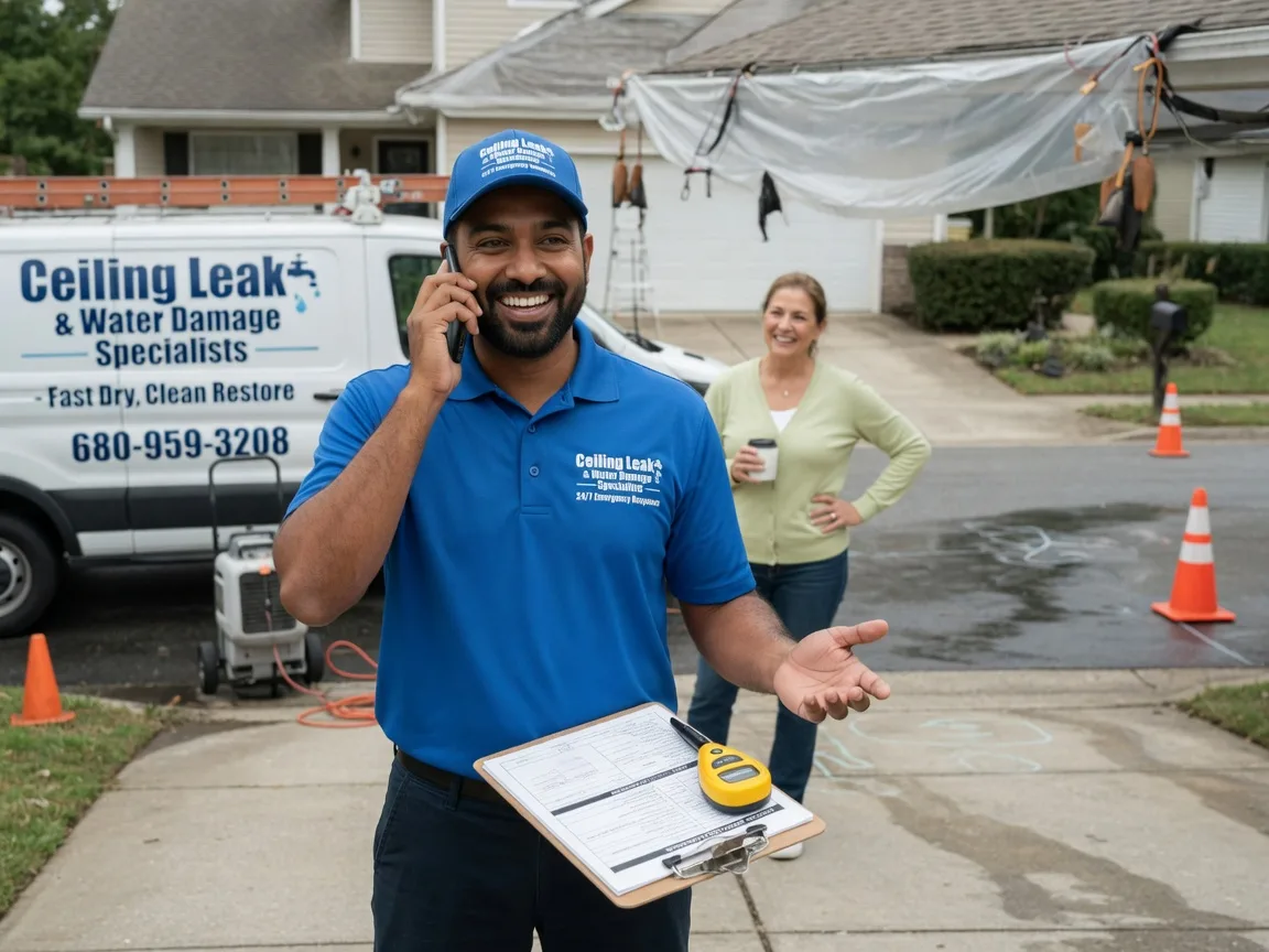 Ceiling Leak Cleanup Oglethorpe, GA FAQs